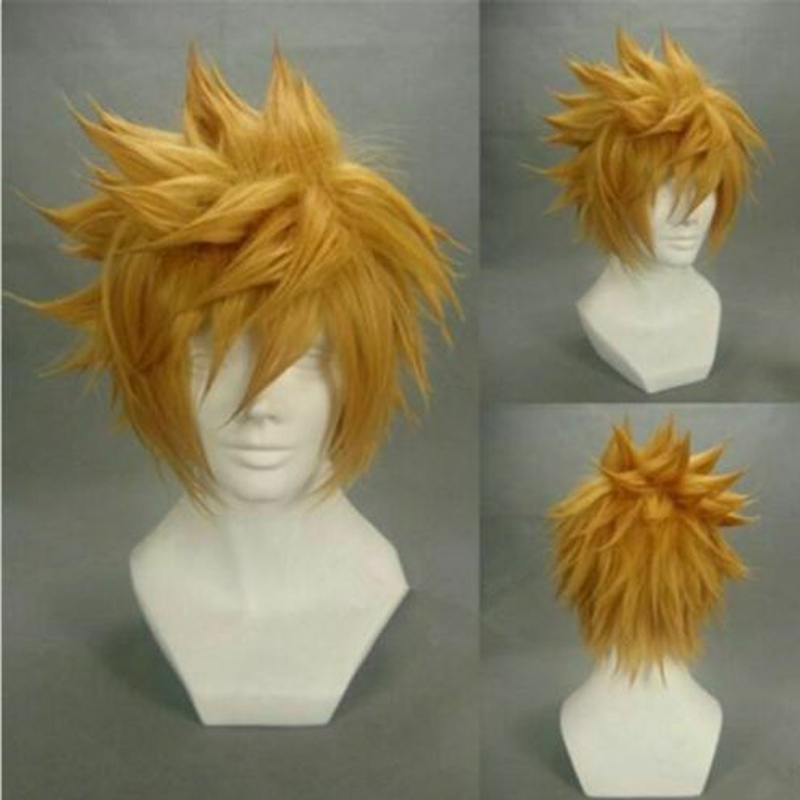 Men'S Yellow Accessories - Kingdom Hearts Ventus Roxas Короткие золотисто-желтые