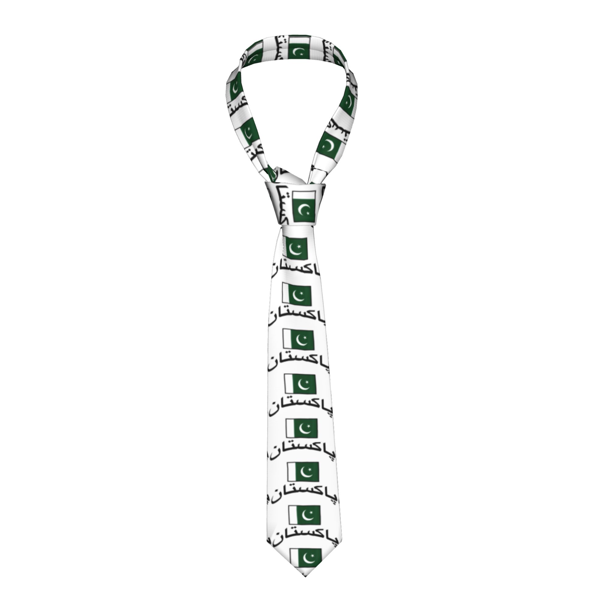 Men Accessories In Pakistan - Галстук с флагом Пакистана, мужской, элегантный,