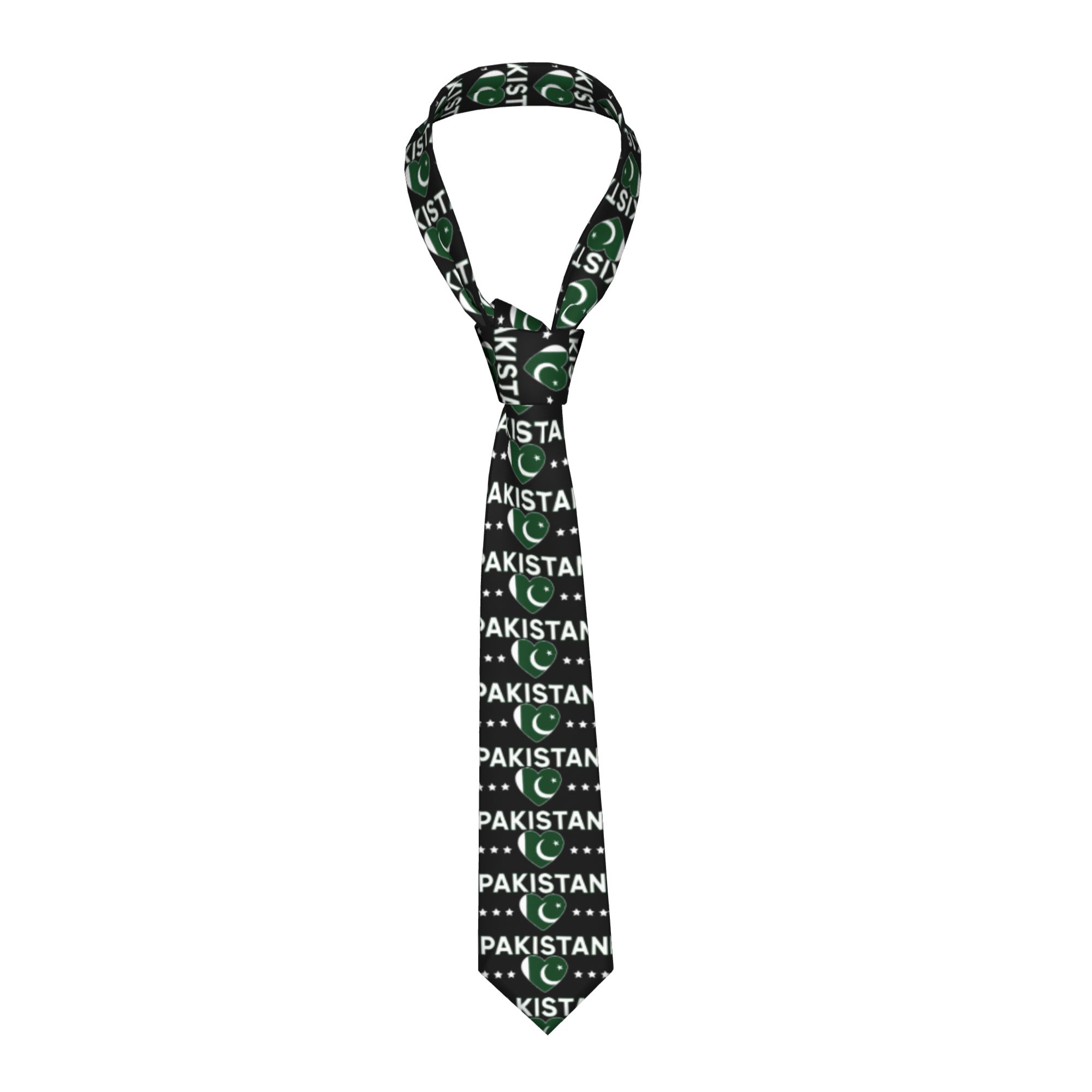 Men Accessories In Pakistan - Винтажный галстук с флагом Пакистана в