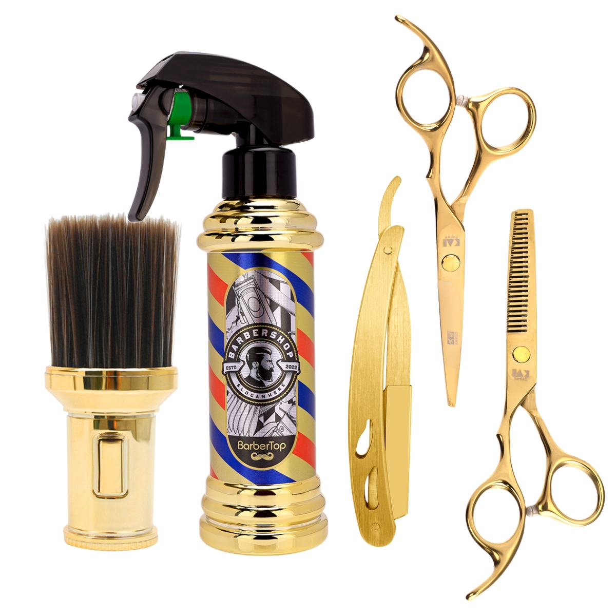 Men Accessories Combo Set - 5 шт., набор парикмахерских инструментов для