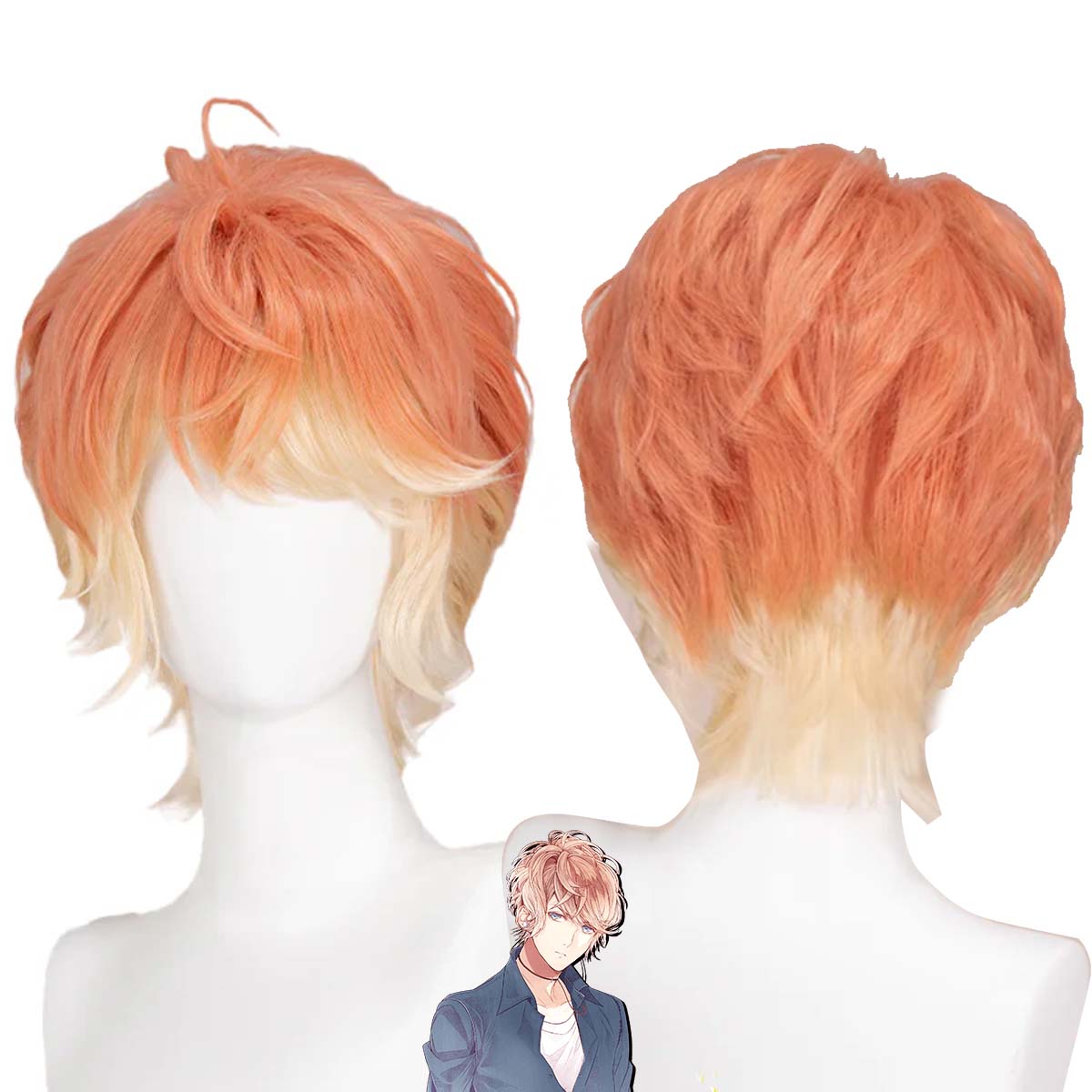 Женский парик для косплея DOKI – обзор и цена Men'S Yellow Accessories