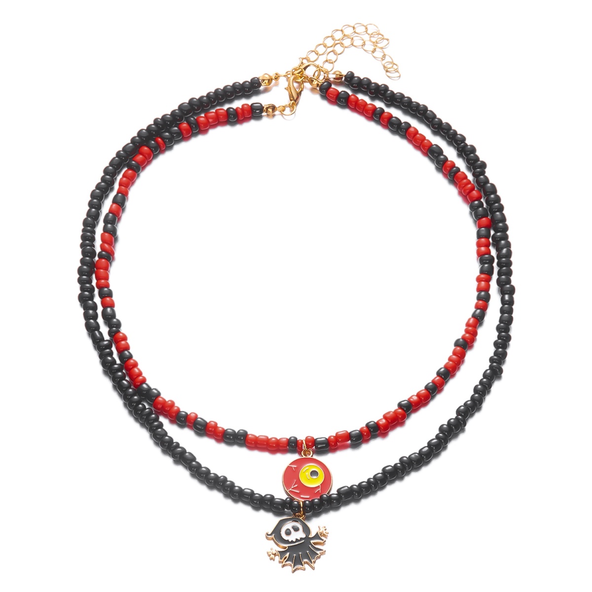 Двухслойное ожерелье с подвеск – обзор и цена Men Accessories Evil Eye